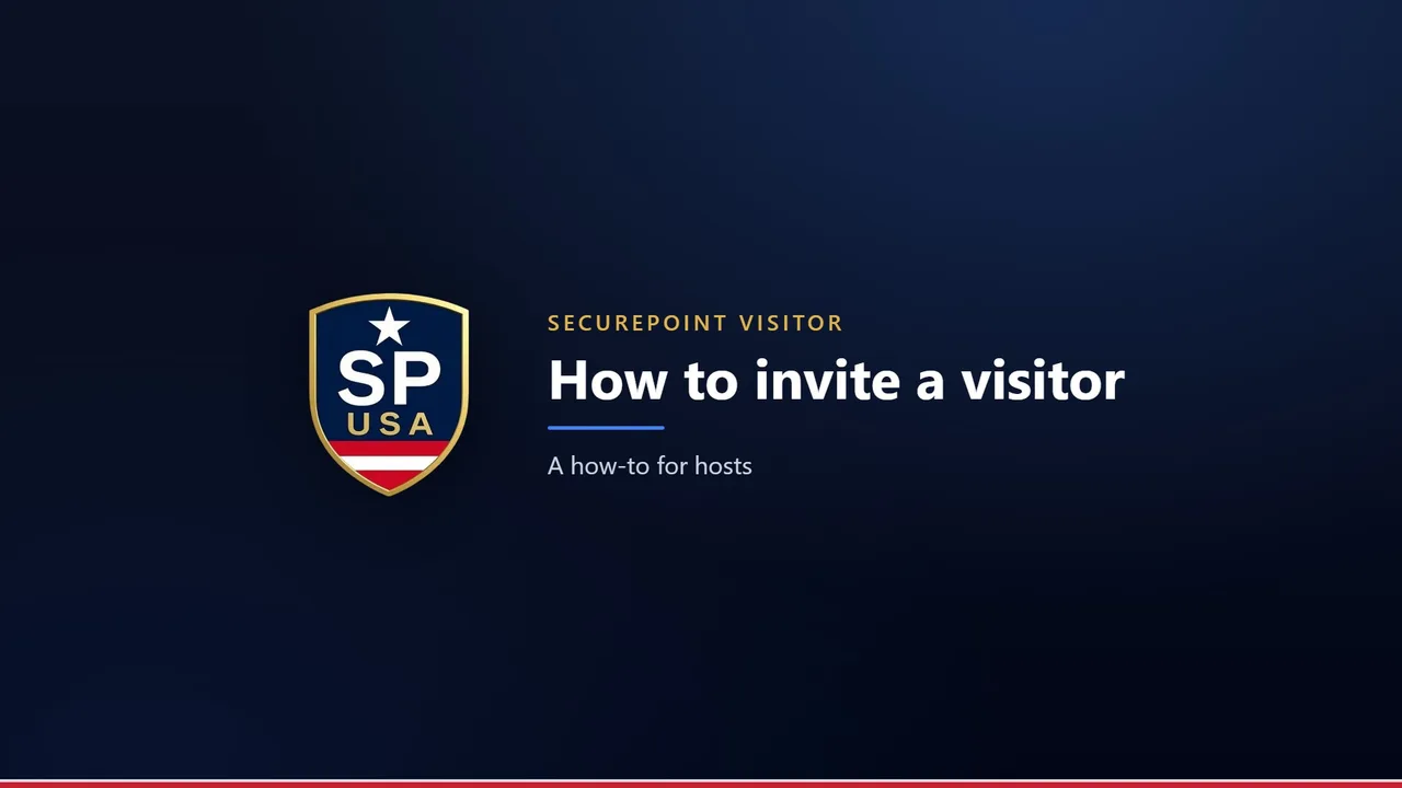 How to invite a visitor